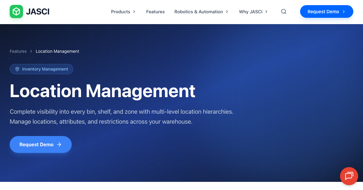 Warehouse Location Management & Optimization | JASCI